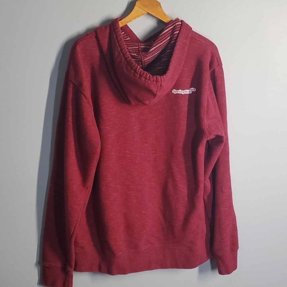 Springhill Outfitters Hoodie men's size xl (guessing) red Top rubberized Artwork - Picture 8 of 12